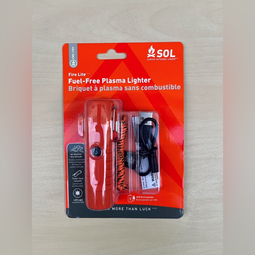 SOL Fire Lite Fuel-Free Lighter - Rechargeable